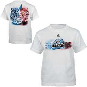  adidas NBA All Star 2012 Youth (Sizes 8 20) Roster T Shirt 