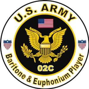 United States Army MOS 02C Baritone & Euphonium Player Decal Sticker 5 