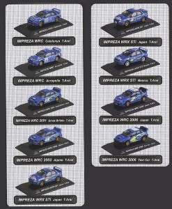 Rally car collection Extra 1/64 Toshi Arai 10 item PSL  