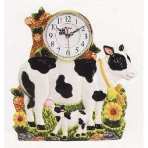  COW 20 Very 3 D Large Wall Clock *NEW*