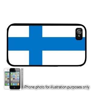 Finland Finnish Flag Apple iPhone 4 4S Case Cover Black