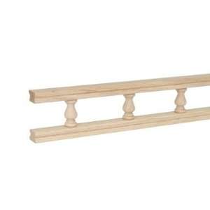 Waddell Manufacturing 48X3/4X2 1/4Oak Rail (Pack Of Decorative Wood 
