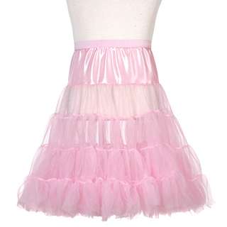 Little Girls Pink Half Tea Length Petticoat Slip 6  