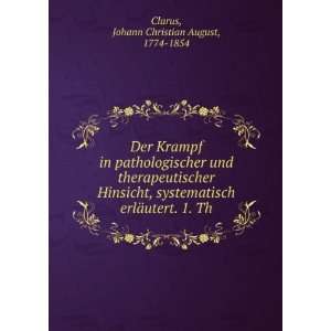   erlÃ¤utert. 1. Th Johann Christian August, 1774 1854 Clarus Books