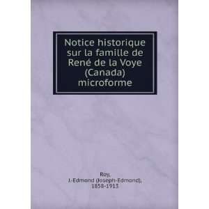   (Canada) microforme J. Edmond (Joseph Edmond), 1858 1913 Roy Books
