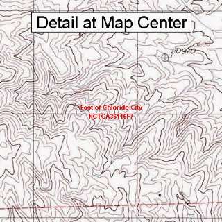   Map   East of Chloride City, California (Folded/Waterproof) Sports