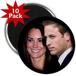 Prince William Kate Middleton British Royal Wedding 10 Pack of 2.25 