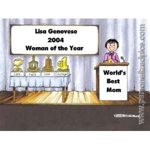  Personalized Name Print   Woman of the Year, Executive 