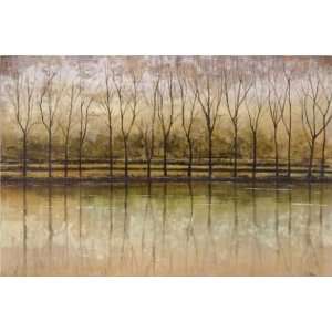 Albert Williams 36W by 24H  Reflective Waters CANVAS Edge #4 1 1 