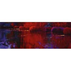  Donna Young 48W by 18H  Reflections CANVAS Edge #3 3 