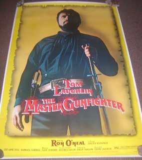 40 x 60 Original 1975 Western Movie Poster MASTER GUNFIGHTER  