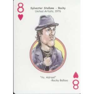   SYLVESTER STALLONE   Oddball ROCKY Movie Playing Card 
