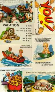 19 Dif Mint 1950s COMIC POSTCARDS Great Vintage Humor  