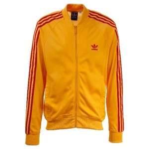 Adidas Original Superstar Mens Medium M Sport Track Top Jacket Yellow 