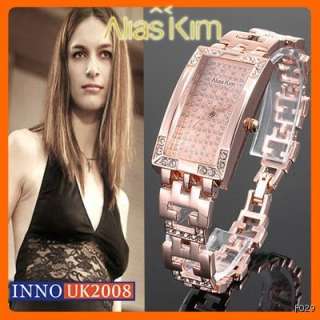   Rhinestone Series Alias Kim Ladies Bracelet Watch + Gift Box  