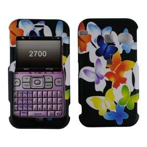 Color Butterfly Premium Design Hard Protector Case for Sanyo 2700 Juno