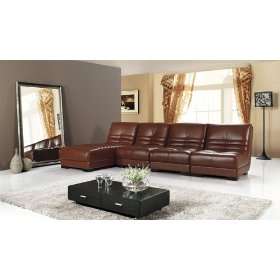 Italian Leather Sectional Sofa Set   Elijah Leather Sectional with 