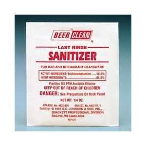  Drackett Beer Clean Last Rinse Sanitizer (90223) 100/Case 
