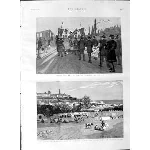  1887 Funeral Athens Morocco Tangier Soko Market Place 