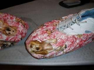 BOWLING SHOE COVERS MED, LG   XLPINK WITH CUTE PUPPY DOGS  