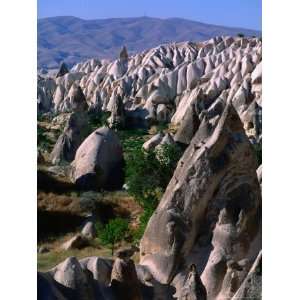  Layers of Volcanic Tuff Near Goreme, Cappadocia, Turkey 