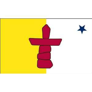 com Americas Flag Company FF3X5NNUN1 3 Foot by 5 Foot Nylon Nunavut 