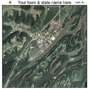   Aerial Photography Map of Harpers Ferry, Iowa 2011 IA 
