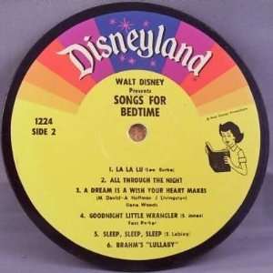  Walt Disney Presents Songs for Bedtime (Coaster) 