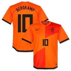   12 13 Holland Home Jersey + Bergkamp 10 (Fan Style)