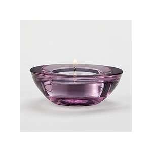  Lilac Saucer Tealight Candle Holders, Set of 2