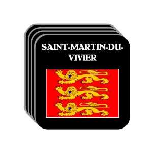   Normandy)   SAINT MARTIN DU VIVIER Set of 4 Mini Mousepad Coasters