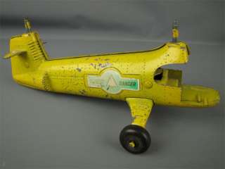 Hubley Diecast Toy Yellow Forest Ranger Helicopter  