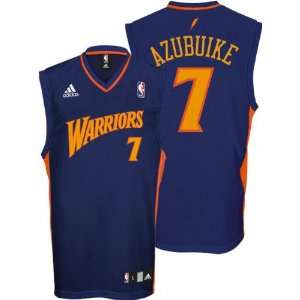   Azubuike Golden State Warriors Navy Replica adidas NBA Jersey Sports