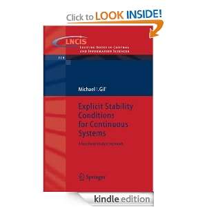  Stability Conditions for Continuous Systems A Functional Analytic 