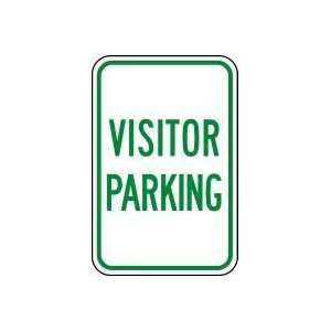 VISITOR PARKING (GREEN/WHITE) 24 x 18 Sign .080 Reflective Aluminum