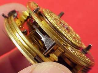 Thomas Wagstaffe Sweep Cylinder Escapement Fusee Movement London 