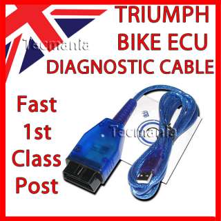 Triumph Bike Tune ECU Diagnostic Tuning Lead Cable NEW  