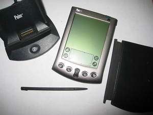 Palm V Handheld PDA Pocket PC TouchScreen *GREAT* USED GOOD WORKS FREE 