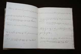 1807~Mathematics~Vulgar Fractions~3 Direct~Manuscript~Handwritten 