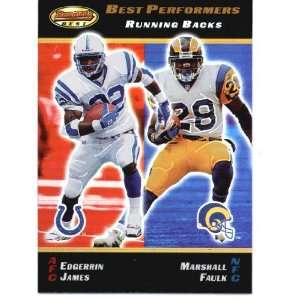  2000 Bowmans Best #91 Edgerrin James / Marshall Faulk BP 