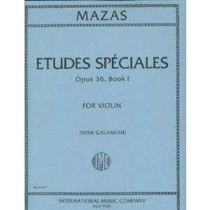  Mazas Jacques Fereol Etudes Speciales, Op. 36, Book 1 