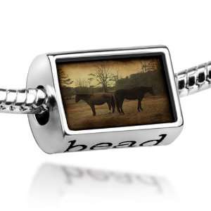  Beads Horses Vintage   Pandora Charm & Bracelet 