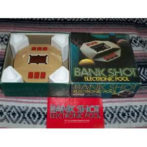 com Vintage Bank Shot Electronic Pool Handheld Mini Electronic Arcade 