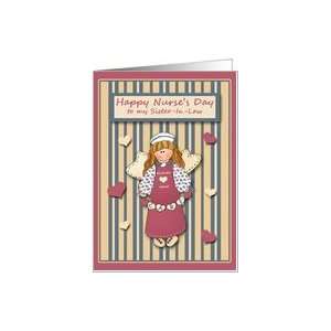 Little Angel Sister In Law Happy Nurses Day Cards Paper Greeting Cards 