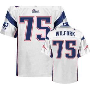  New England Patriots NFL Jerseys #75 Vince Wilfork WHITE 