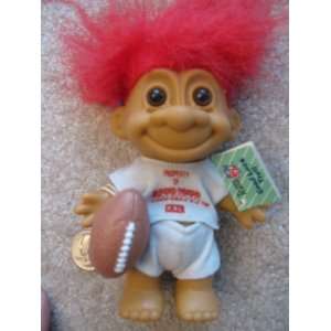  Russ Berrie PATRIOTS Troll, with Red Hair 