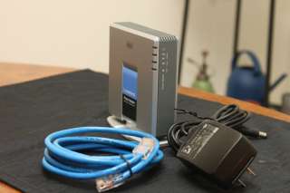 Linksys PAP2 VoIP Vonage Phone Adapter with power adapter  