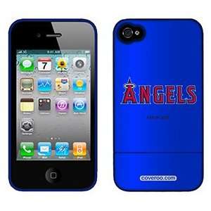  LA Angels of Anaheim Angels flat on AT&T iPhone 4 Case by 