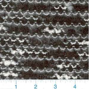  56 Wide Sweater Knit Mohair Stripe Black/White Fabric By 