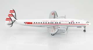 TWA Lockheed L 1049G N6901C 1/200 old colors diecast HobbyMaster FREE 